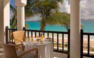 Continental Breakfast Served on the Terrace at Cap Juluca