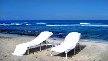 Lounge Chairs on the Hualalai Beach