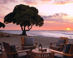 Sunset at Beach Tree bar