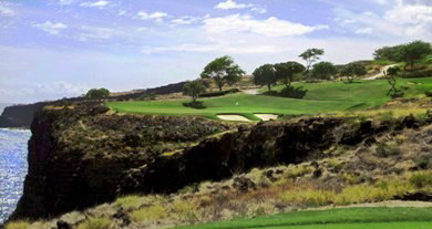 Hole 12 on Manele Bay Golf Course