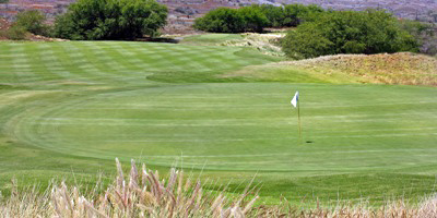 Hole 12 on Manele Bay Golf Course