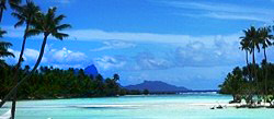 View back to Bora Bora