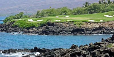 Hole 3 on Mauna Kea Golf Course